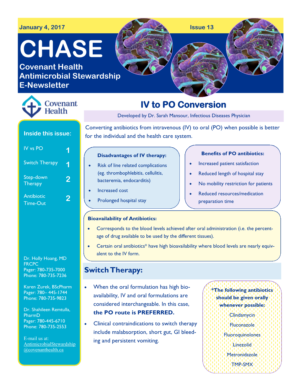 IV to PO Conversion Developed by Dr