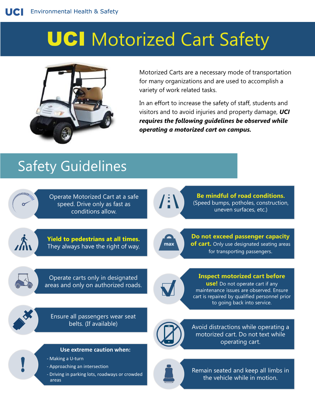 Motorized Cart Safety