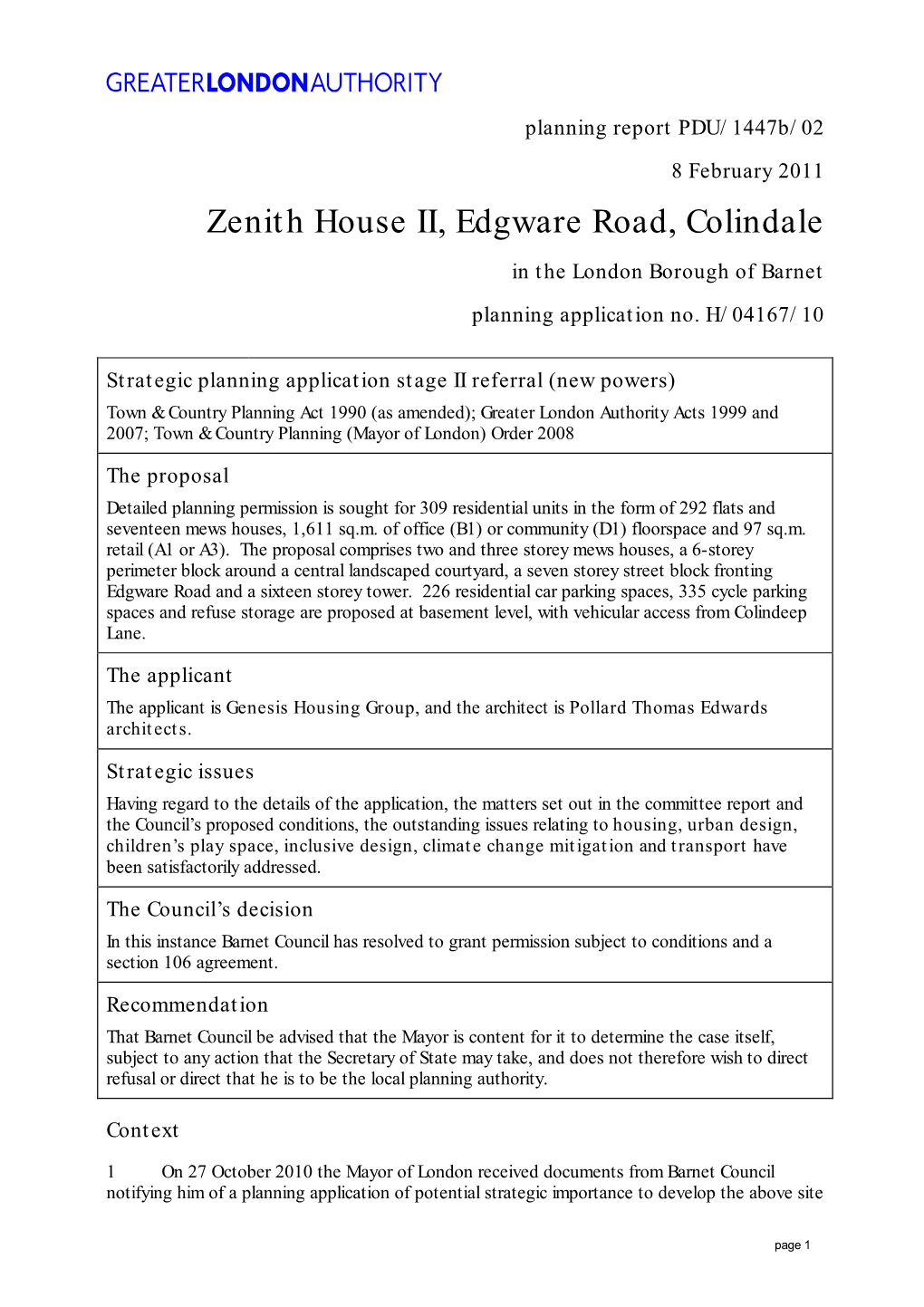 Zenith House II, Edgware Road, Colindale