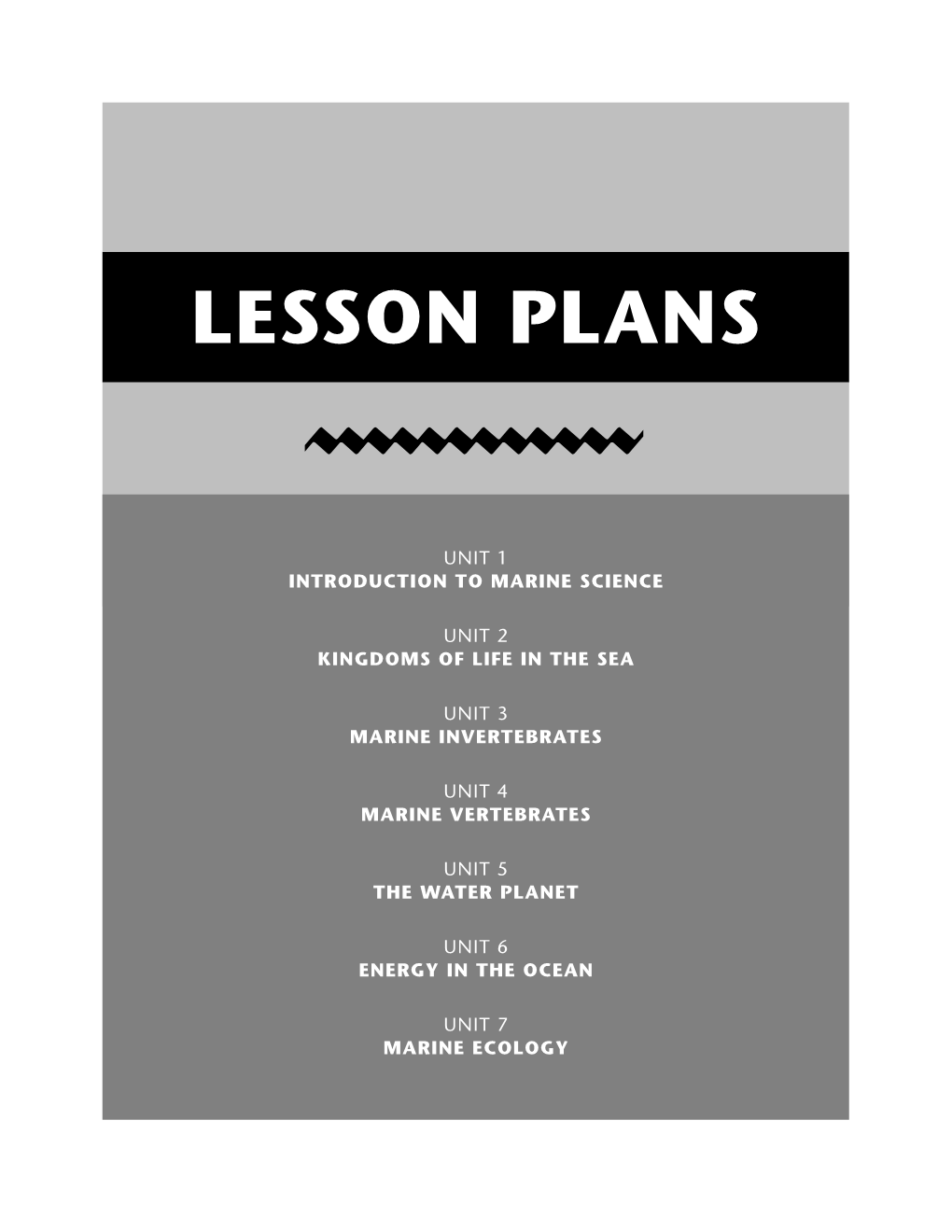 Lesson Plans ����