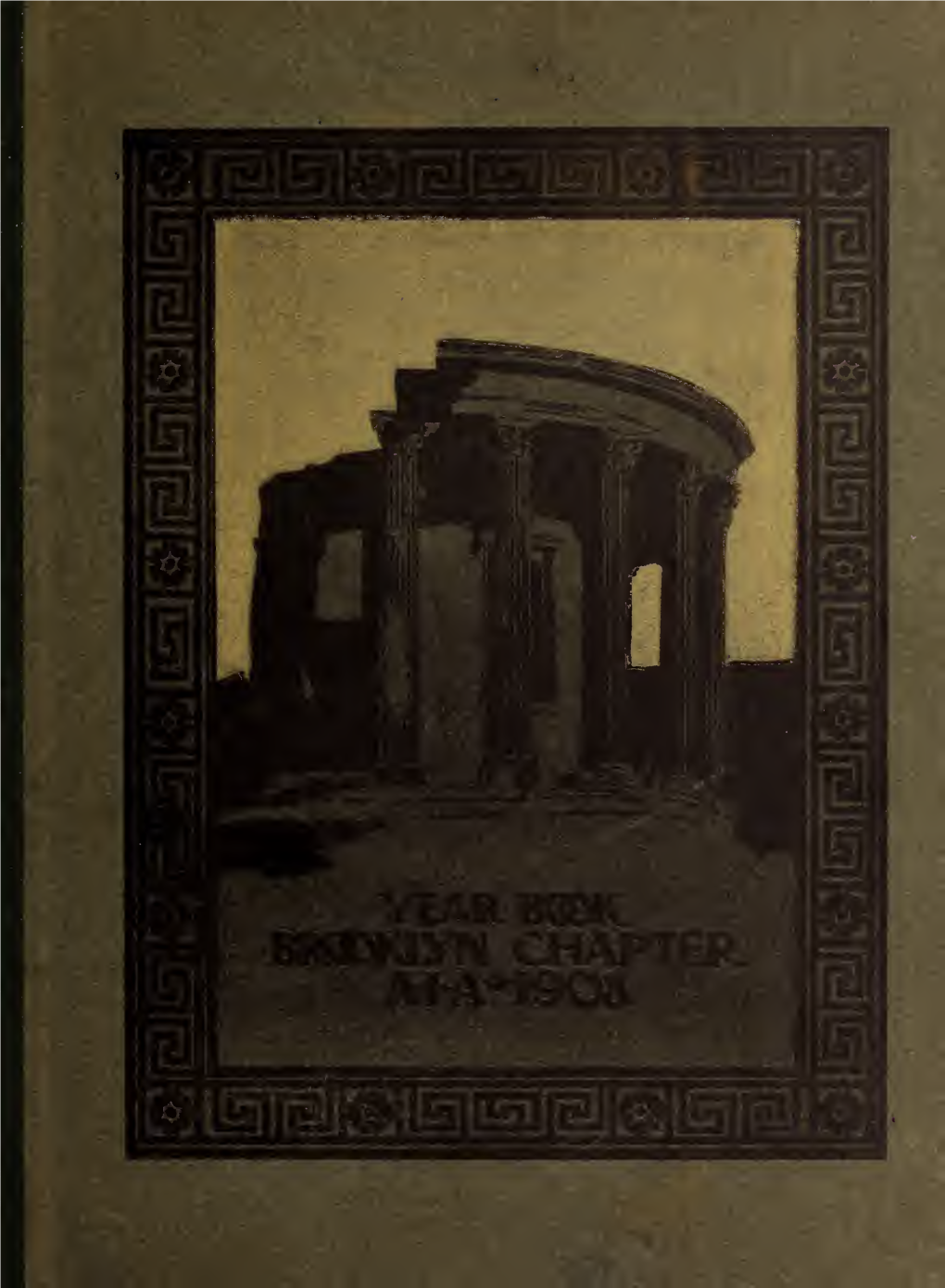 Year Book of the Brooklyn Chapter of the American Institute Of