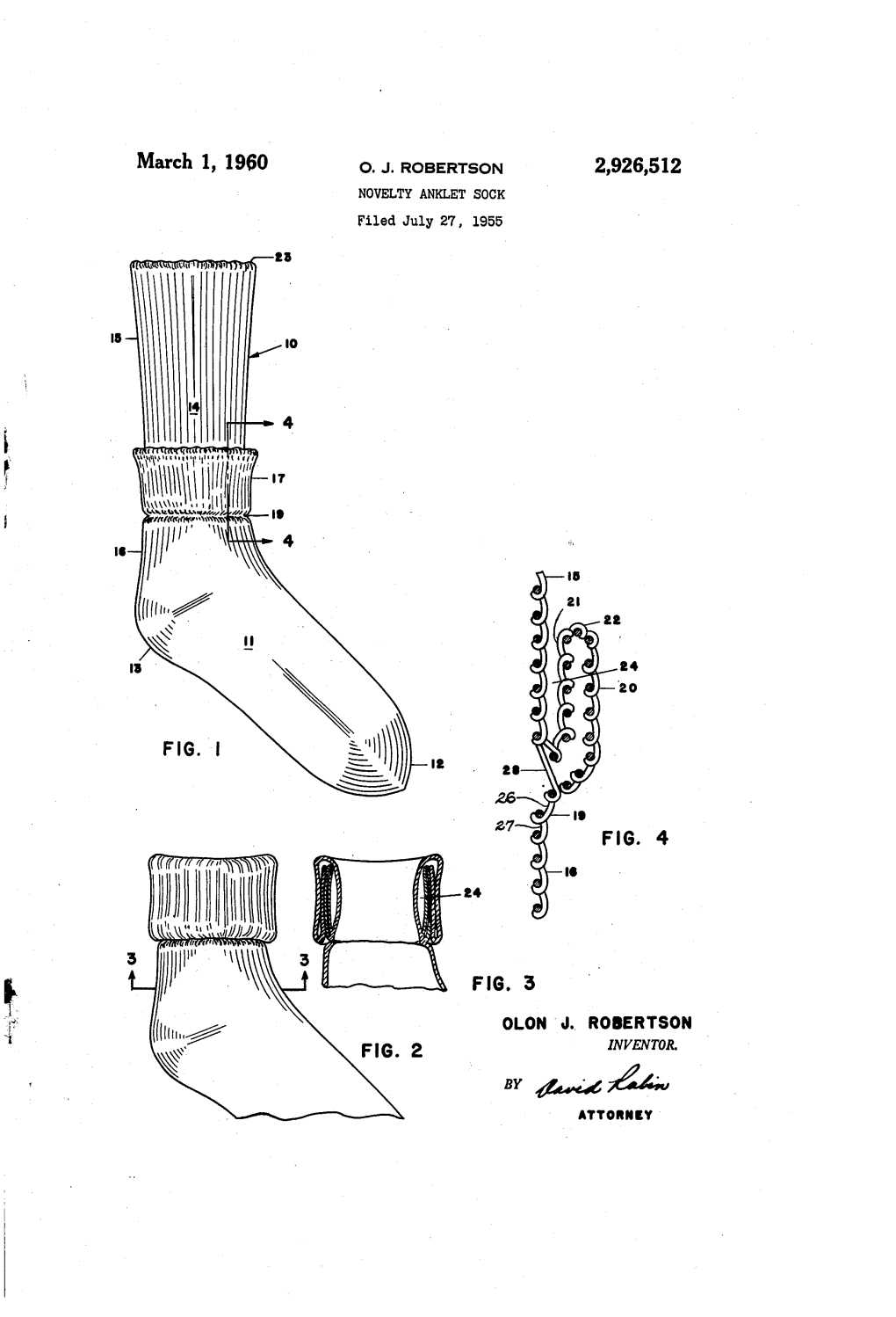 By Ale 4 ATTONY 2,926,512 United States Patent Office Patented Mar