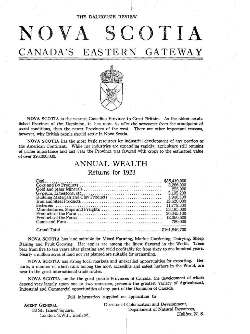 Nova Scotia Canada's Eastern Gateway