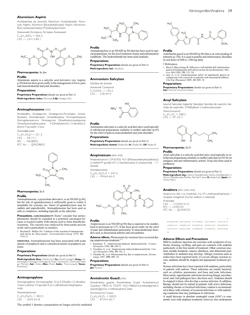 Alminoprofen/Anakinra 19