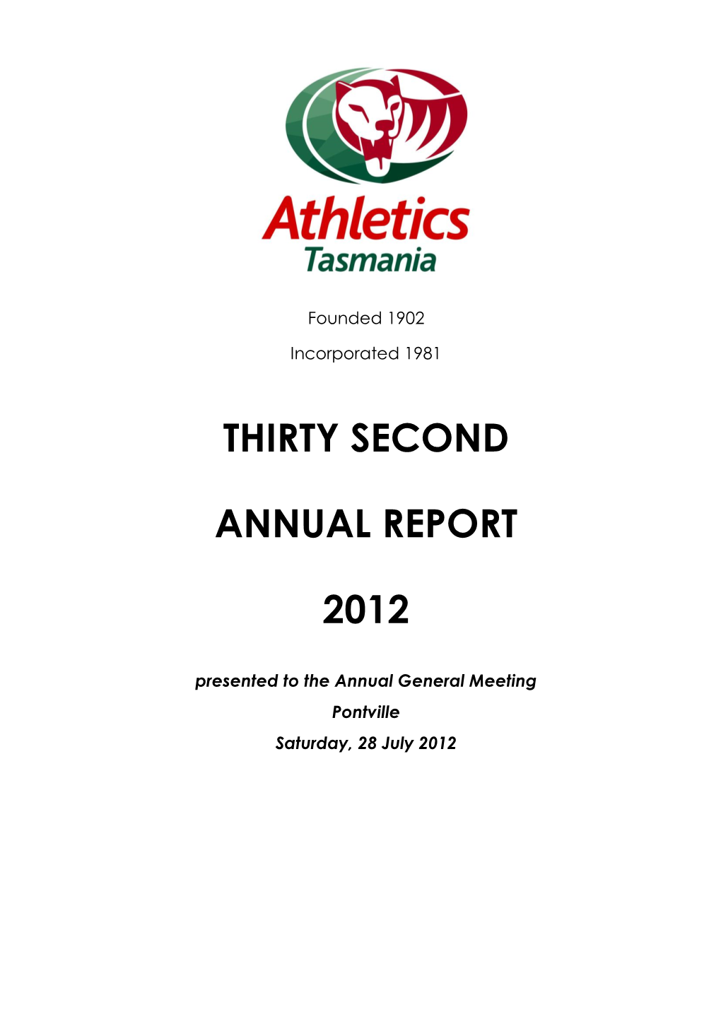 Thirty Second Annual Report 2012