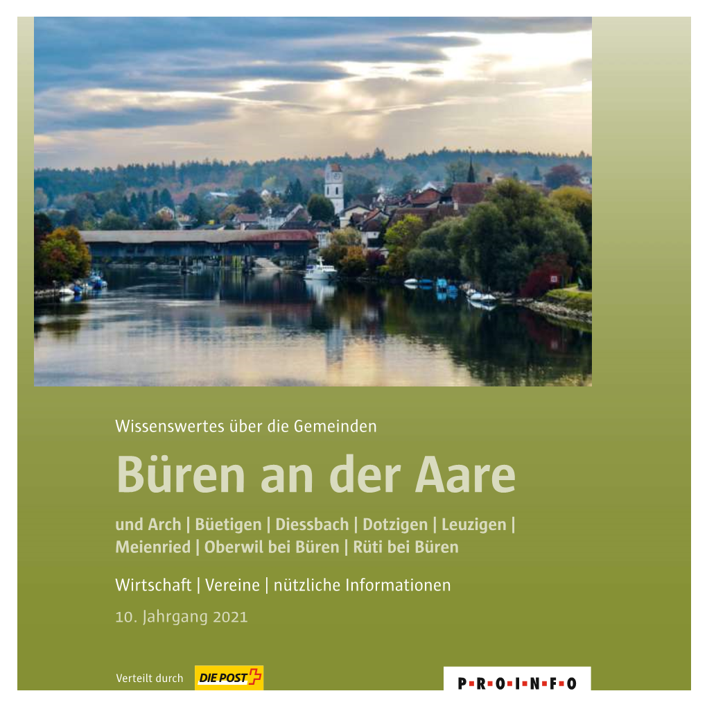 Büren an Der Aare Und Arch | Büetigen | Diessbach | Dotzigen | Leuzigen | Meienried | Oberwil Bei Büren | Rüti Bei Büren
