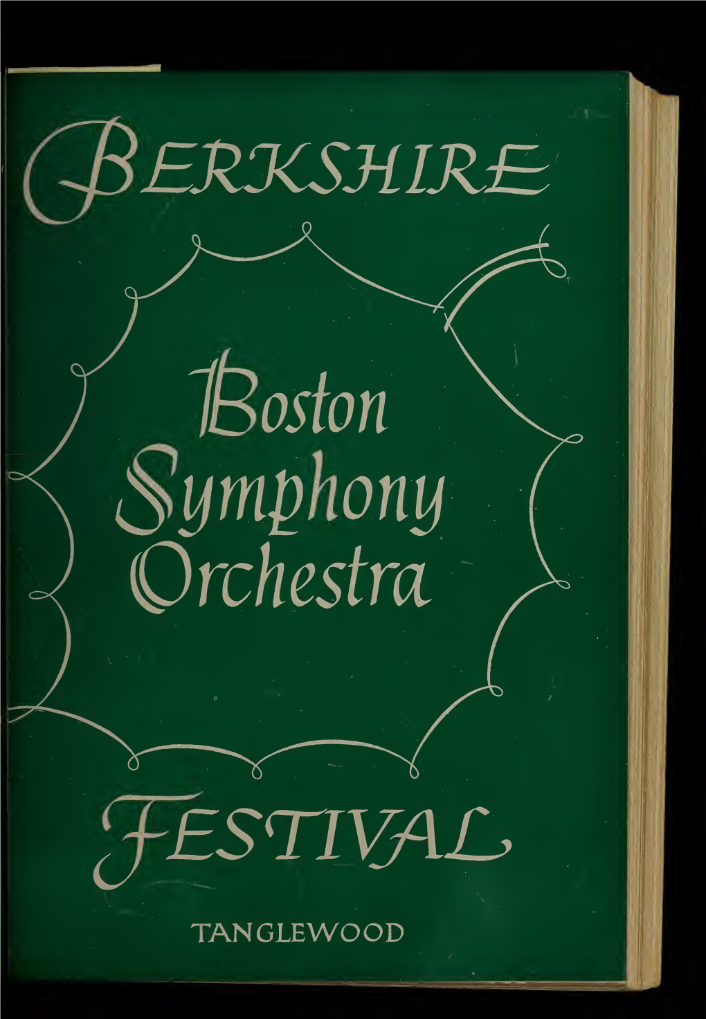 Boston Symphony Orchestra Concert Programs, Summer, 1954-1956