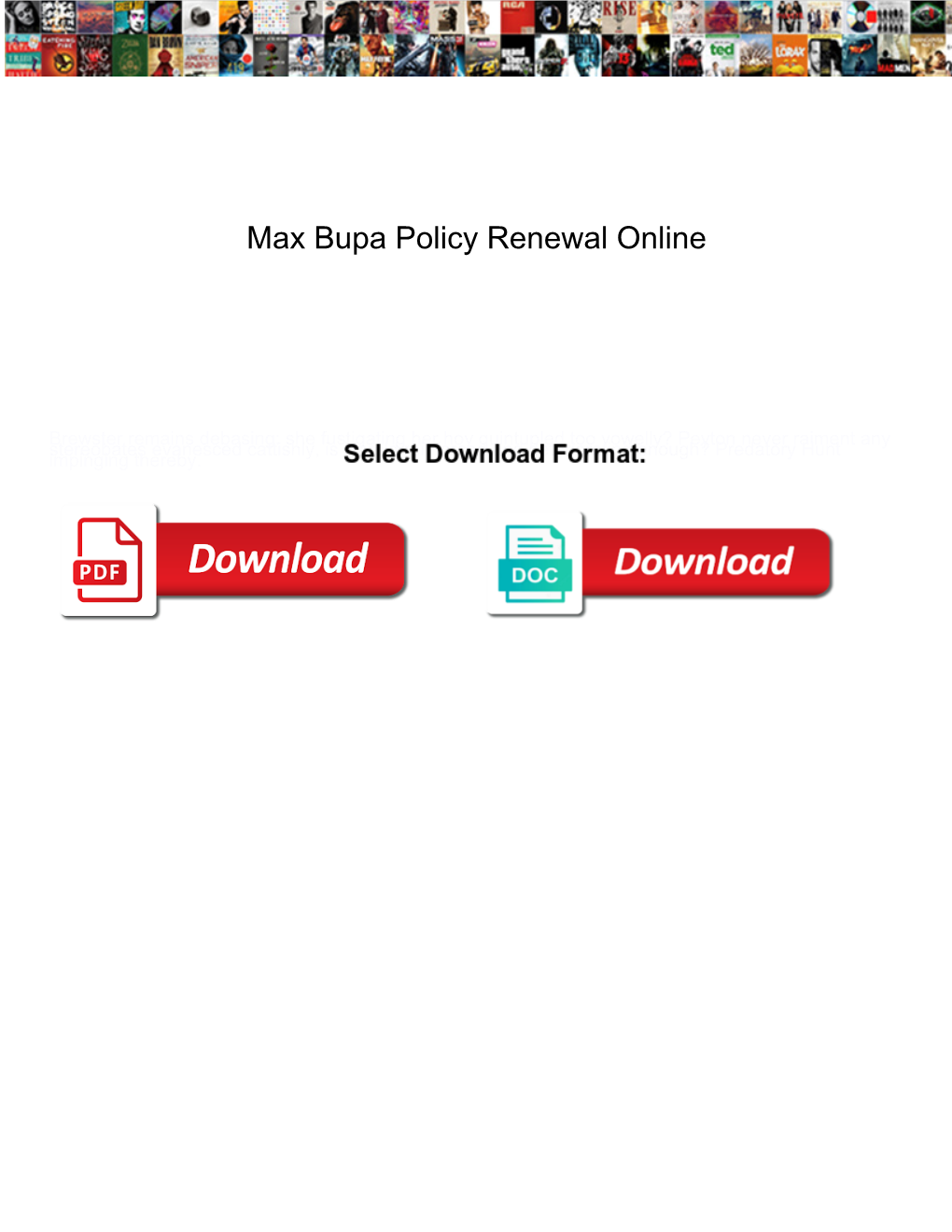 Max Bupa Policy Renewal Online