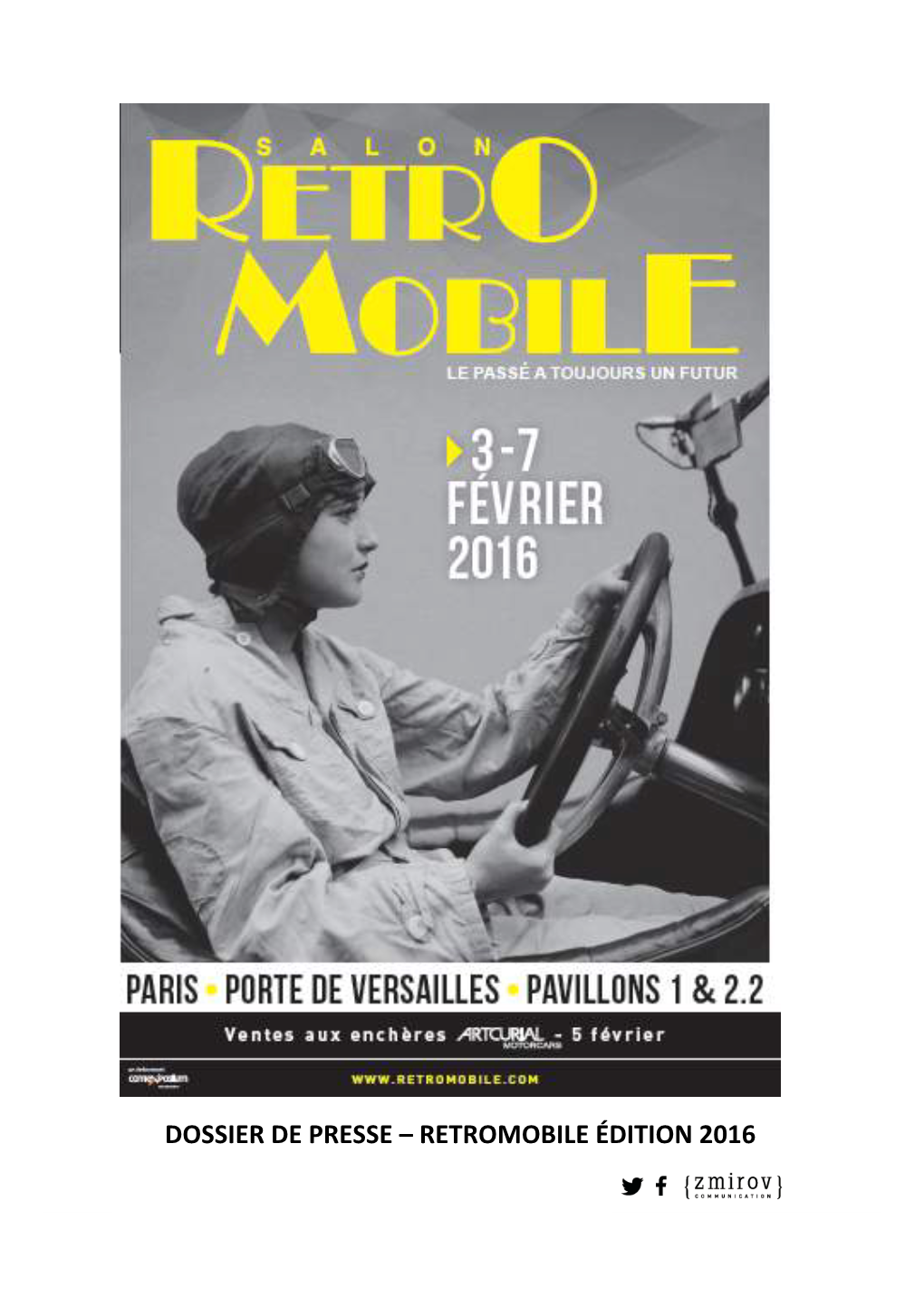 Dossier De Presse – Retromobile Édition 2016