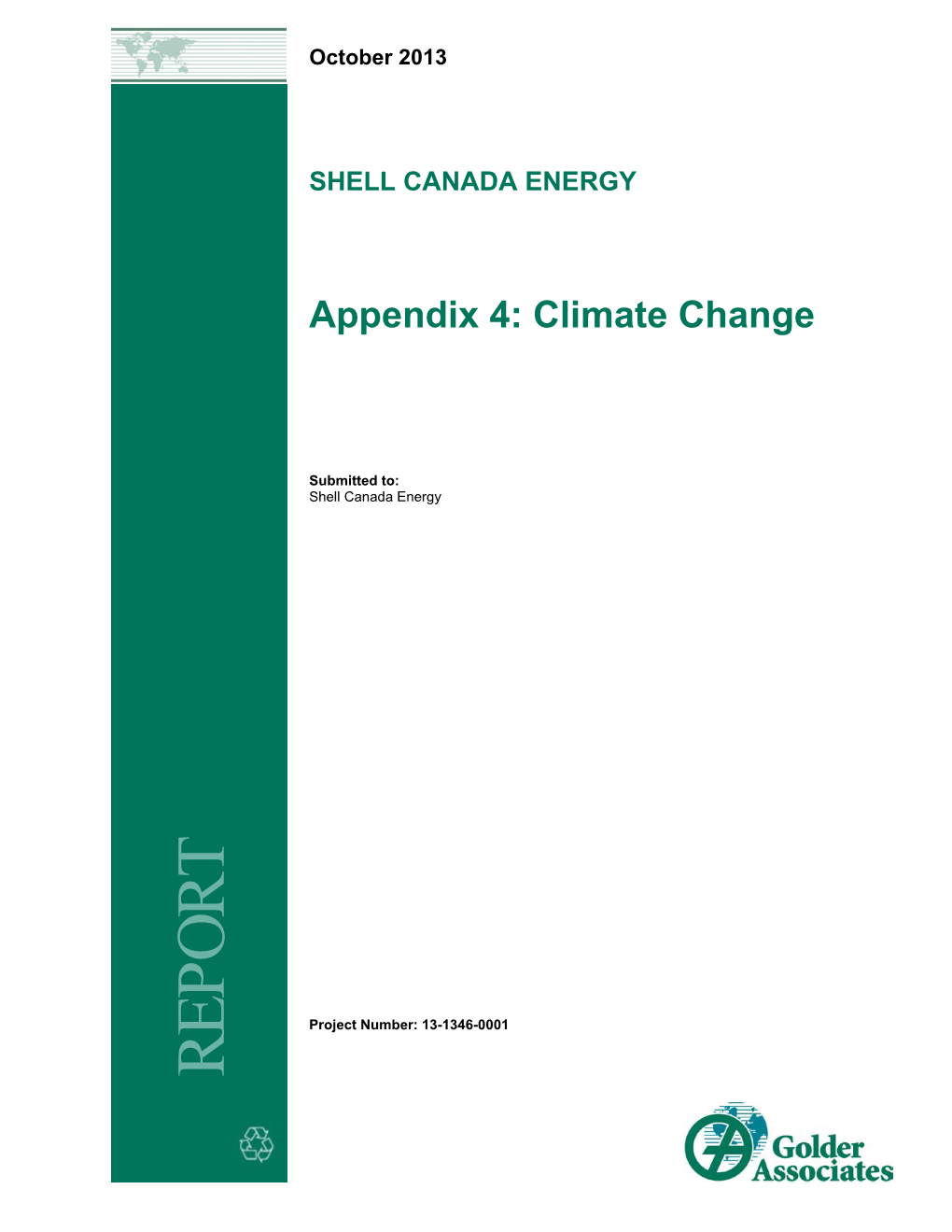 Appendix 4: Climate Change