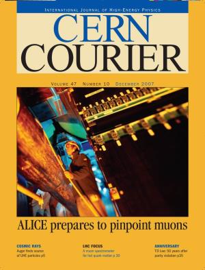 ALICE Prepares to Pinpoint Muons