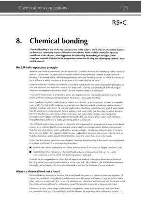 8. Chemical Bonding