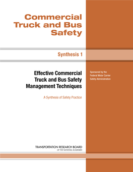 Effective Commercial Truck and Bus Safety Management Techniques