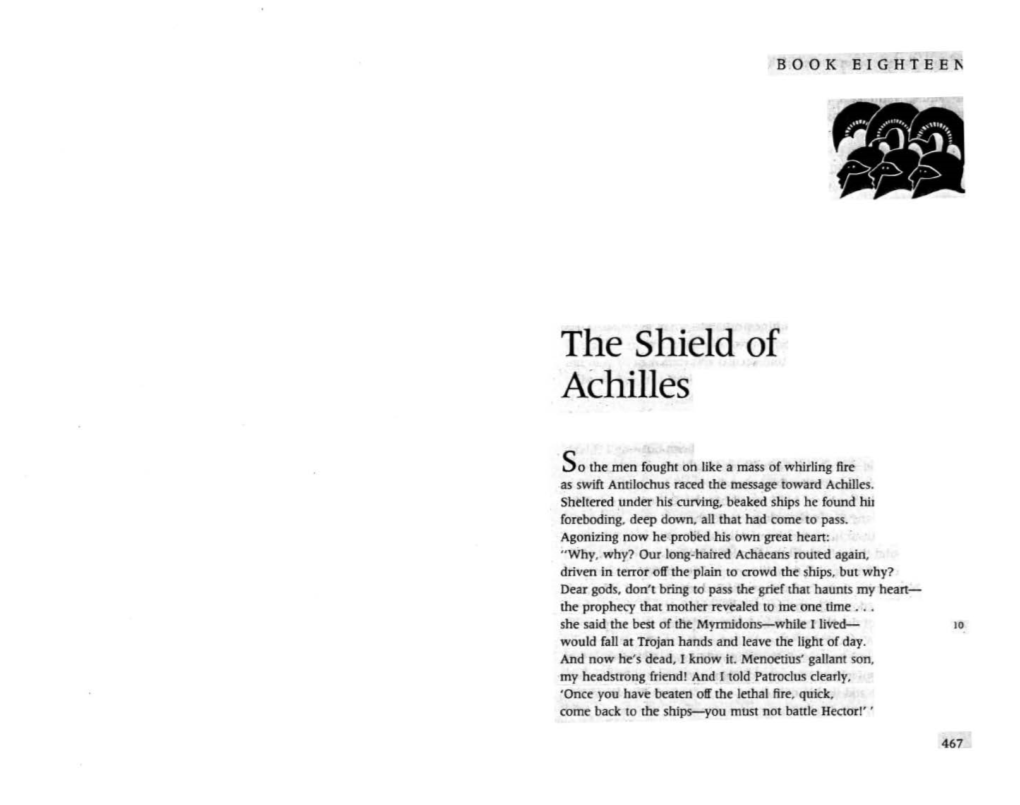 The Shield of Achilles