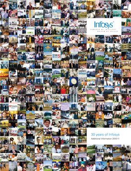 30 Years of Infosys Additional Information 2010-11