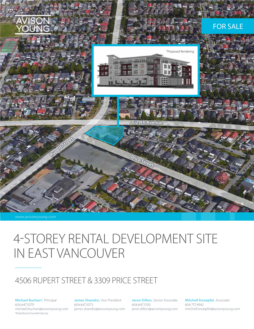 4-Storey Rental Development Site in East Vancouver