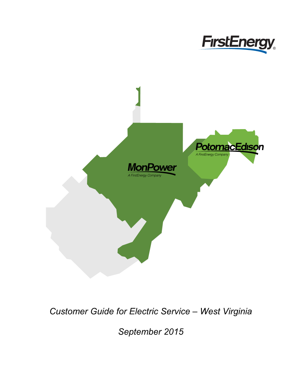 Customer Guide for Electric Service for WV