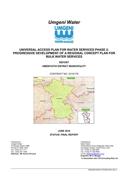Umzinyathi UAP Phase 2 Final Report