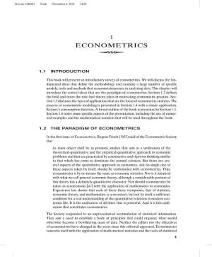 Econometricsq