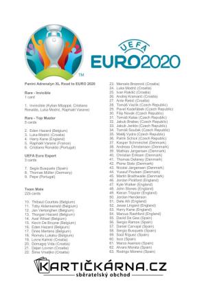 Panini Adrenalyn XL Road to EURO 2020 Rare