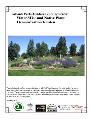 Water-Wise and Native Plant Demonstration Garden