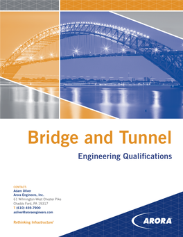 Bridge and Tunnel Engineering Qualifications