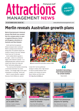 Attractions Management News 31St October 2018 Issue