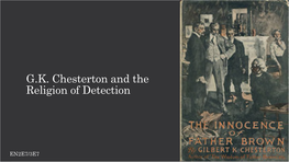 Chesterton and the Religion of Detection