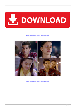 Naam Shabana Full Movie Download in Mp4