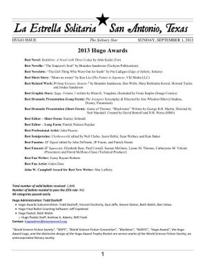 Hugo Awards Issue H