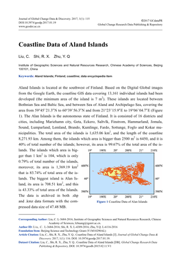 Coastline Data of Aland Islands