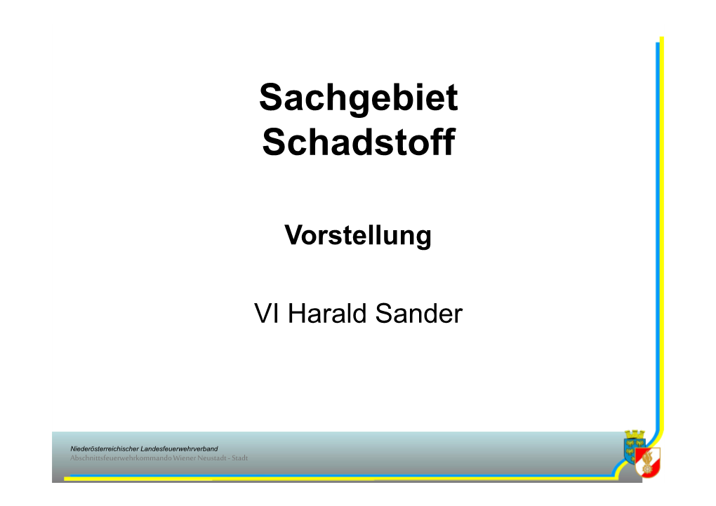 Sachgebiet Schadstoff