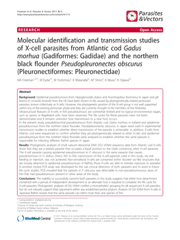 Molecular Identification and Transmission Studies of X-Cell