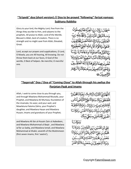 Taqeeb Taqarrub Etc Translations Bt August 2014.Pages