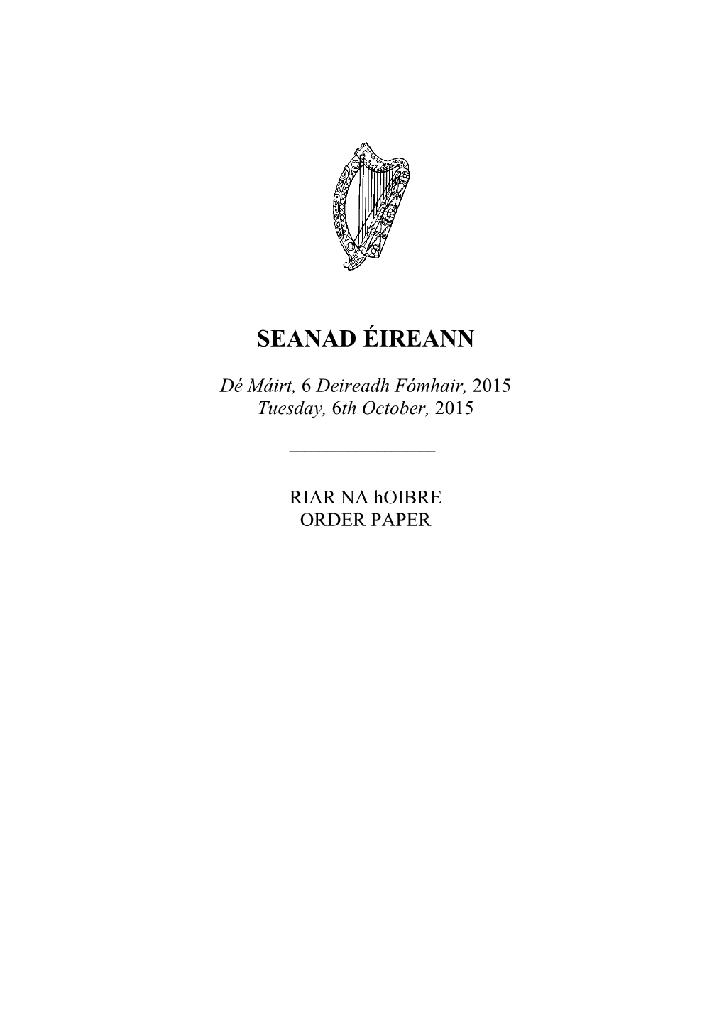 Seanad Éireann