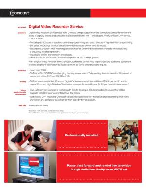 Digital Video Recorder Service