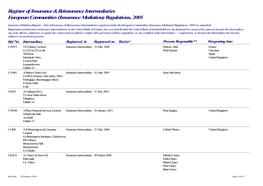 Insurance Mediation) Regulations, 2005