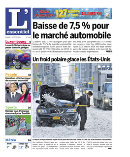 Baissede7,5%Pour Lemarchéautomobile