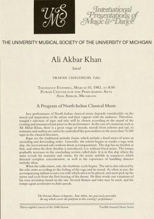All Akbar Khan Sarod