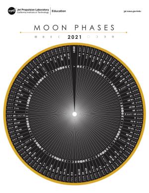 Moon Phases Calendar 2021
