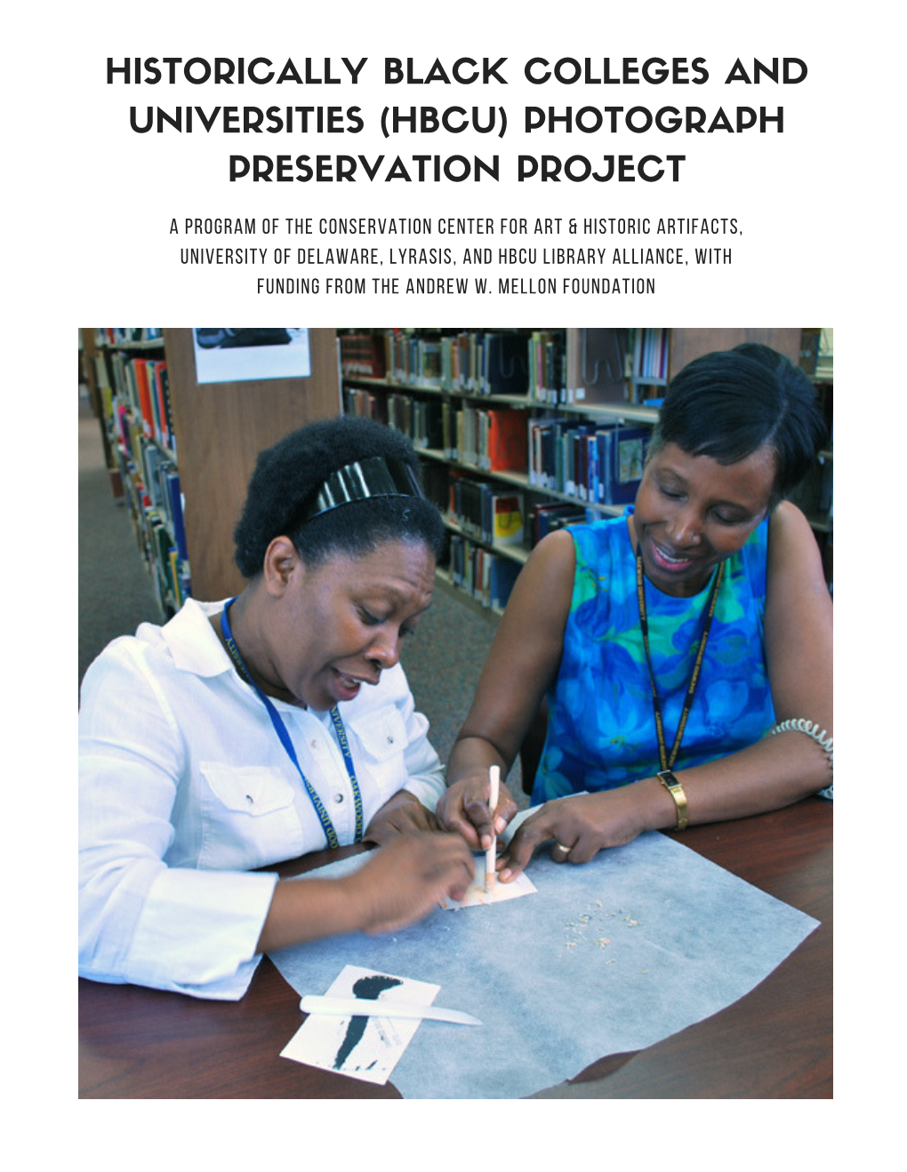 (Hbcu) Photograph Preservation Project