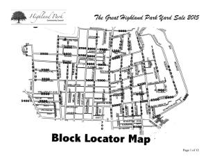 The Great Highland Park Yard Sale 2015