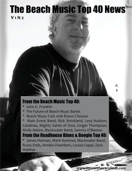 Beach Music Top 40 News V1 N 2.Indd