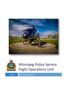 Winnipeg Police Service Flight Operations Unit