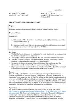 A466 River Views Feasibility Report PDF 98 KB