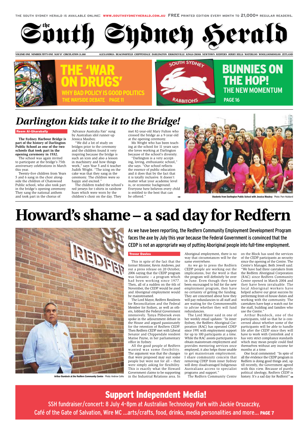 Howard's Shame – a Sad Day for Redfern