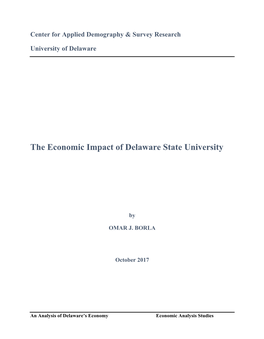 The Economic Impact of Delaware State University