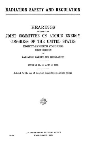 Radiation Safety and Regulation