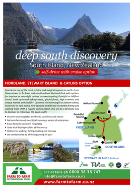 Deep South Discovery Self Drive