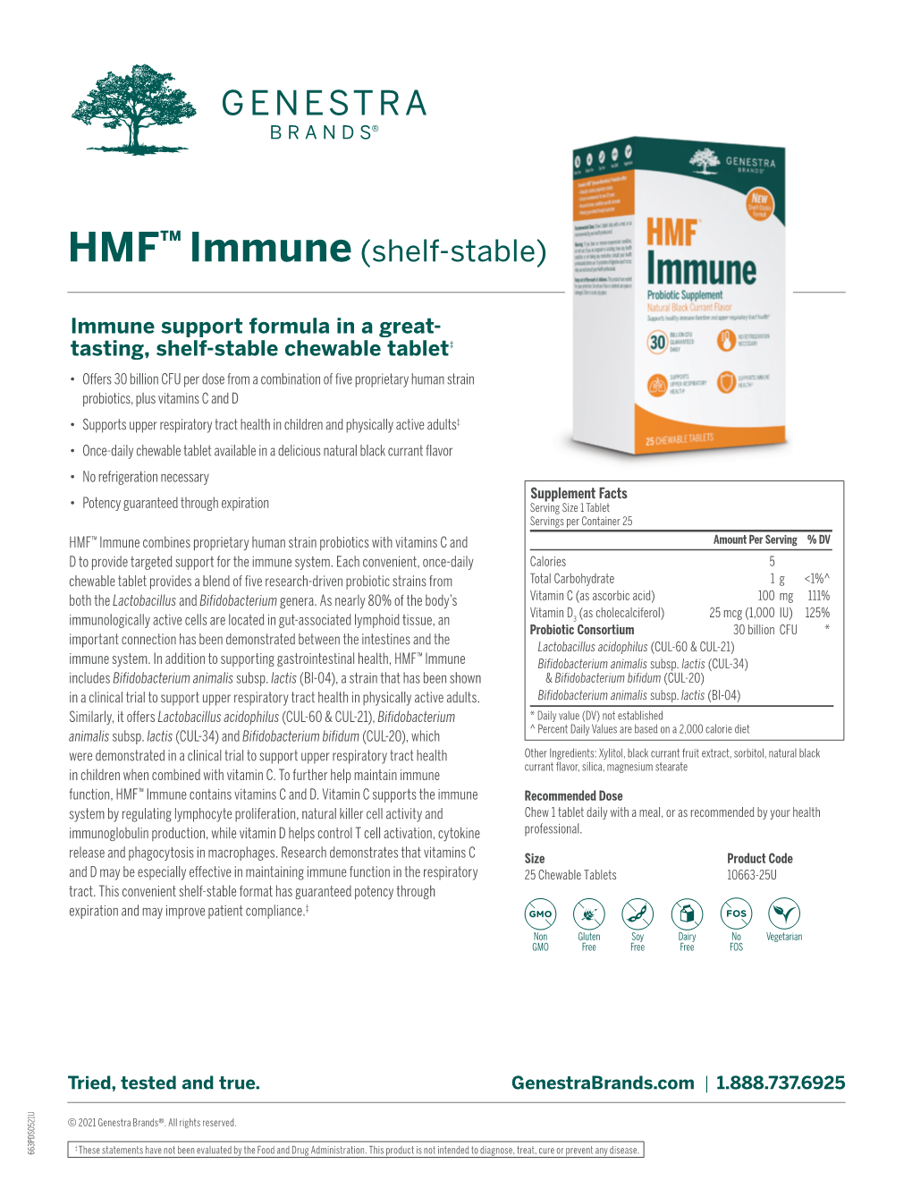 HMF™ Immune (Shelf-Stable)